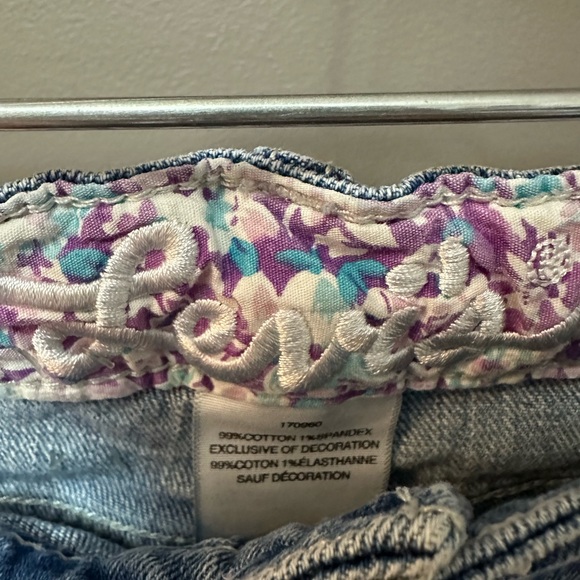 LEVIS | Girls Size 12 Cropped Denim Capri - Picture 4 of 8